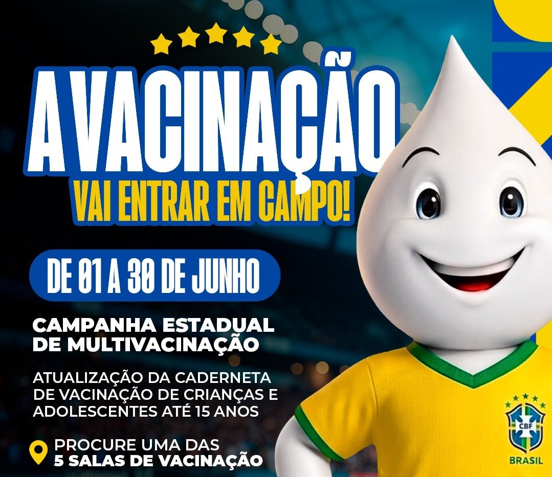 Santa Vitória inicia campanha de multivacinação para menores de 15 anos